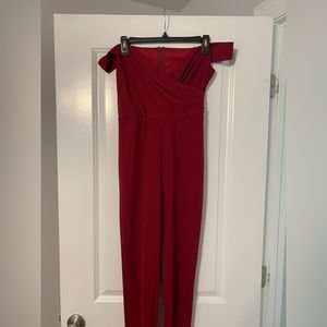 Red jumpsuit